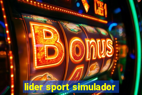 lider sport simulador